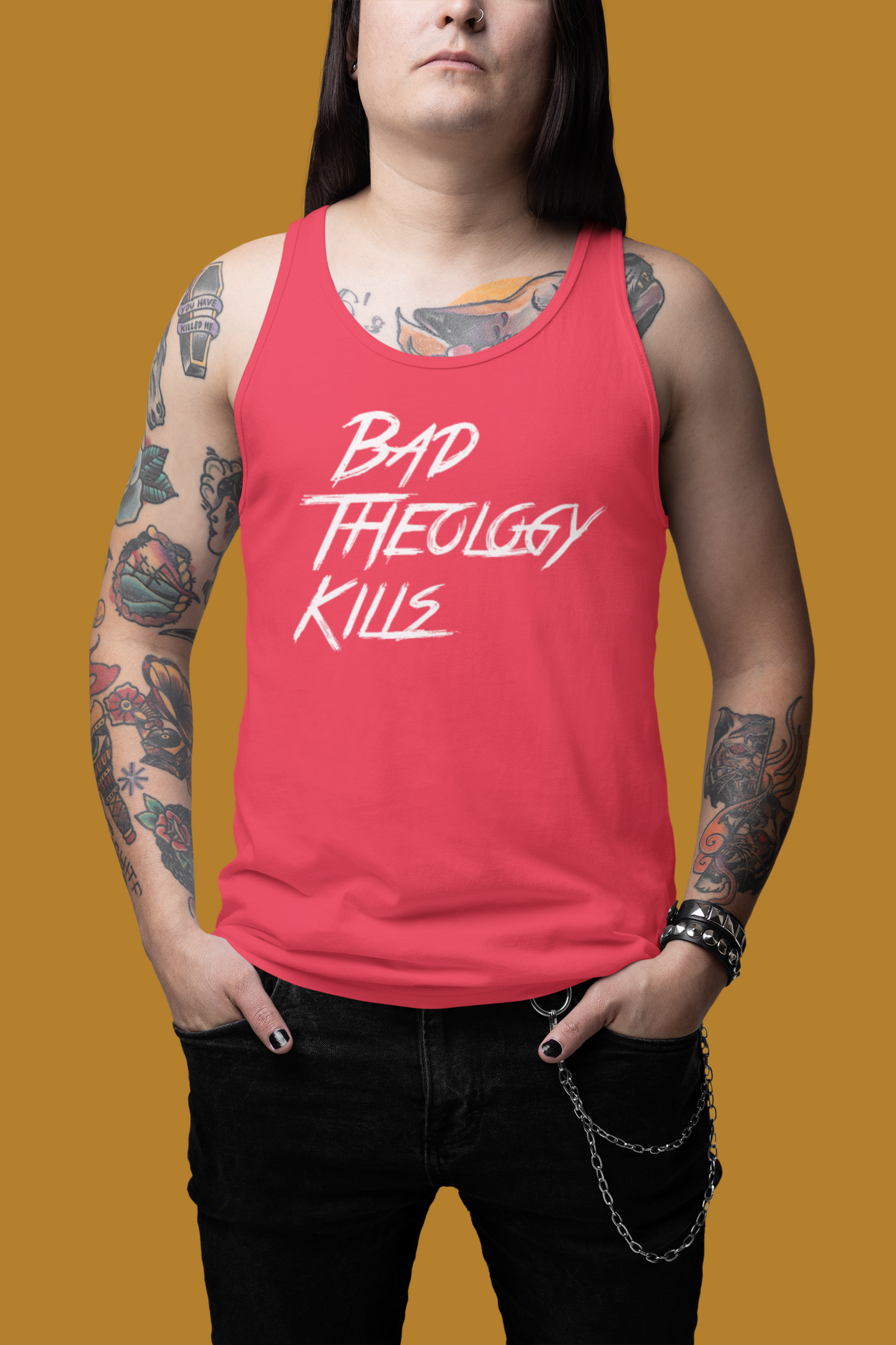 Bad Theology Kills - Tank Top