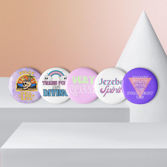 PIECES OF FLAIR FOR PRIDE! (set of 5)