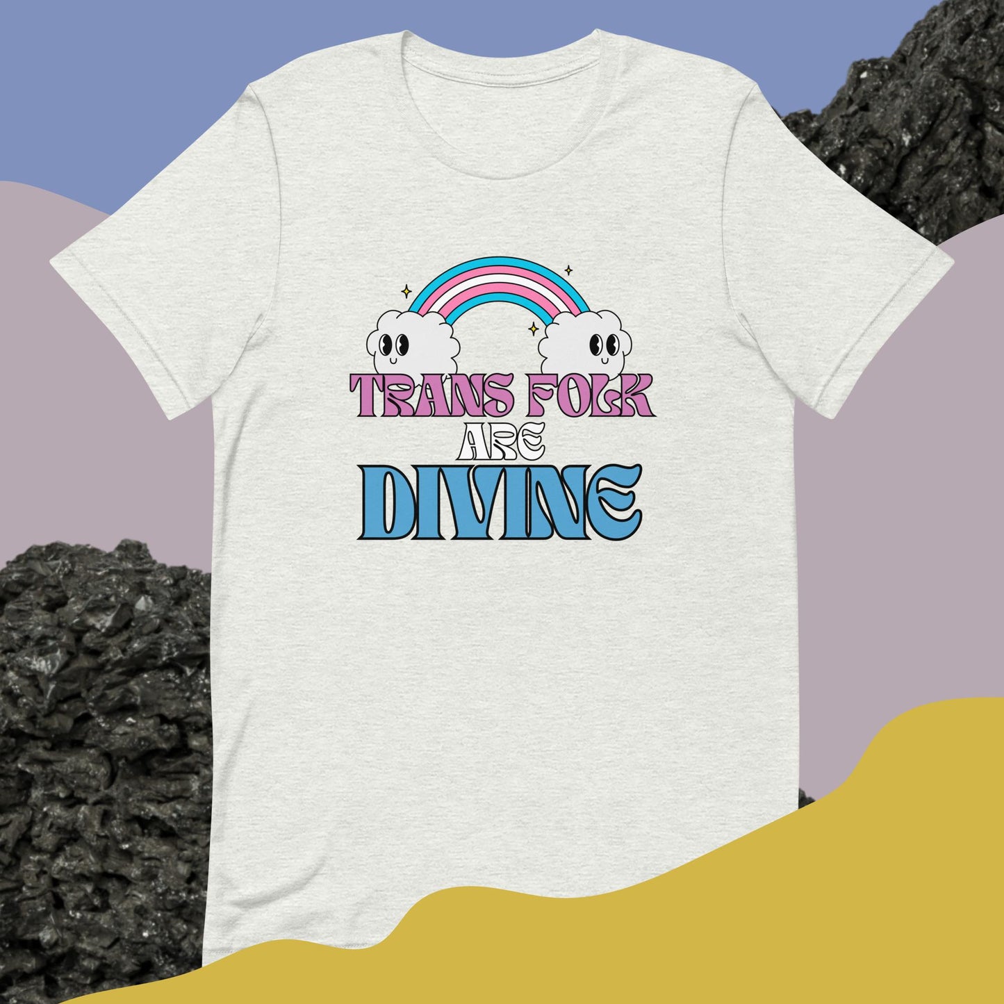 TRANS FOLK ARE DIVINE - Unisex t-shirt