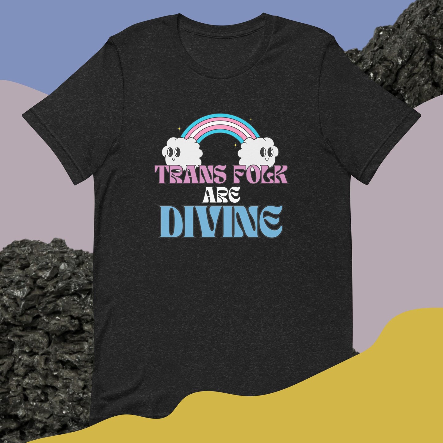 TRANS FOLK ARE DIVINE - Unisex t-shirt