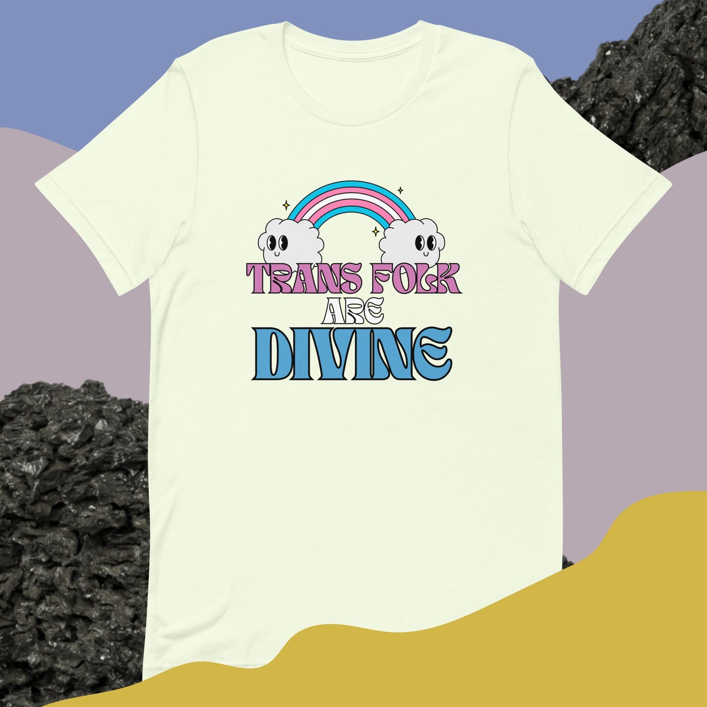 TRANS FOLK ARE DIVINE - Unisex t-shirt