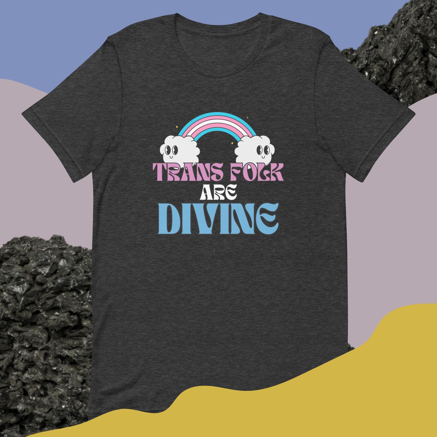 TRANS FOLK ARE DIVINE - Unisex t-shirt