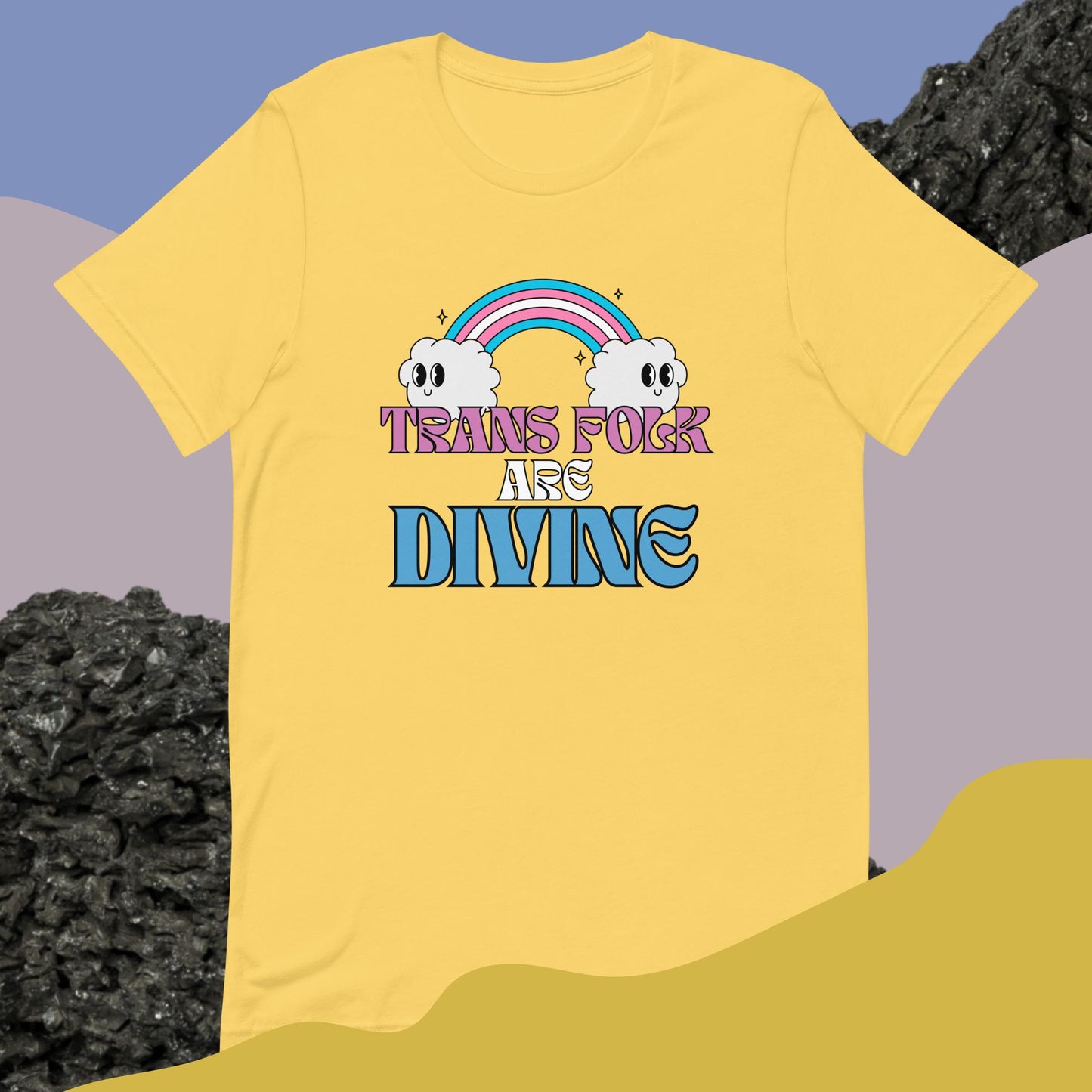 TRANS FOLK ARE DIVINE - Unisex t-shirt